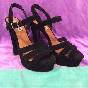 Blank platform sandals